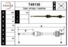 RENAU 7700747105 Drive Shaft